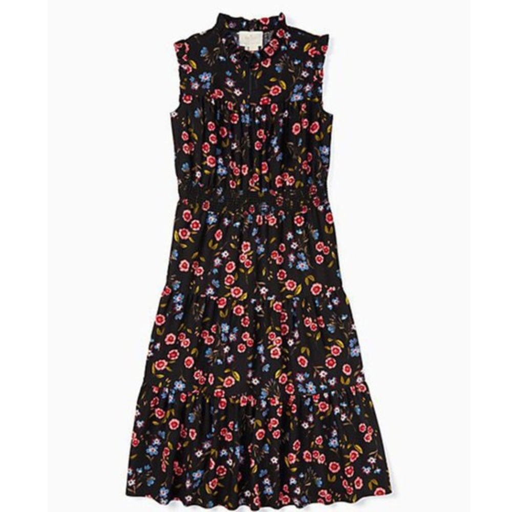 kate spade Wild Ones Meadow Smocked Waist Dress